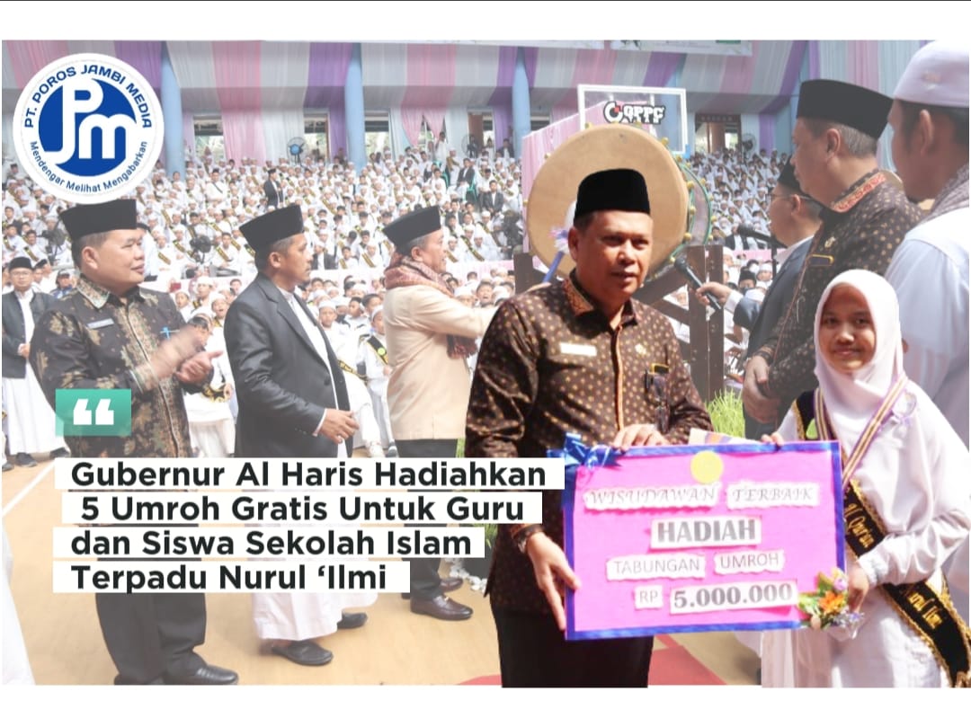 Gubernur Al Haris Hadiahkan 5 Umroh Gratis Untuk Guru dan Siswa Sekolah Islam Terpadu Nurul ‘Ilmi IMG-20240224-WA0023