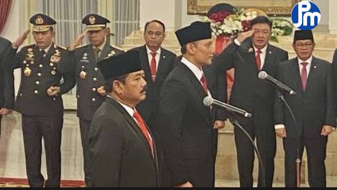 Presiden Jokowi lantik AHY Sebagai ATR/BPN, dan Hadi sebagai Menko polhukam Screenshot_20240221_121408_CapCut