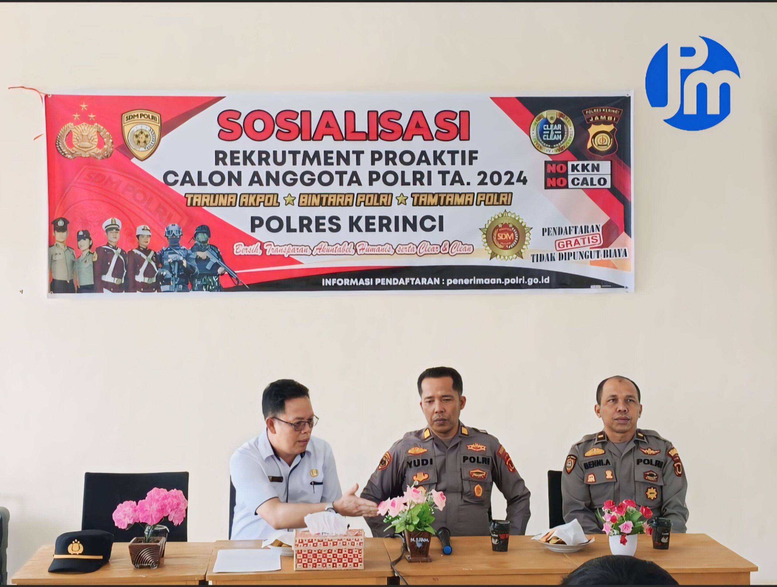 Polres Kerinci Laksanakan Sosialisasi Rekrutmen Anggota Polri Tahun 2024 1709712788970