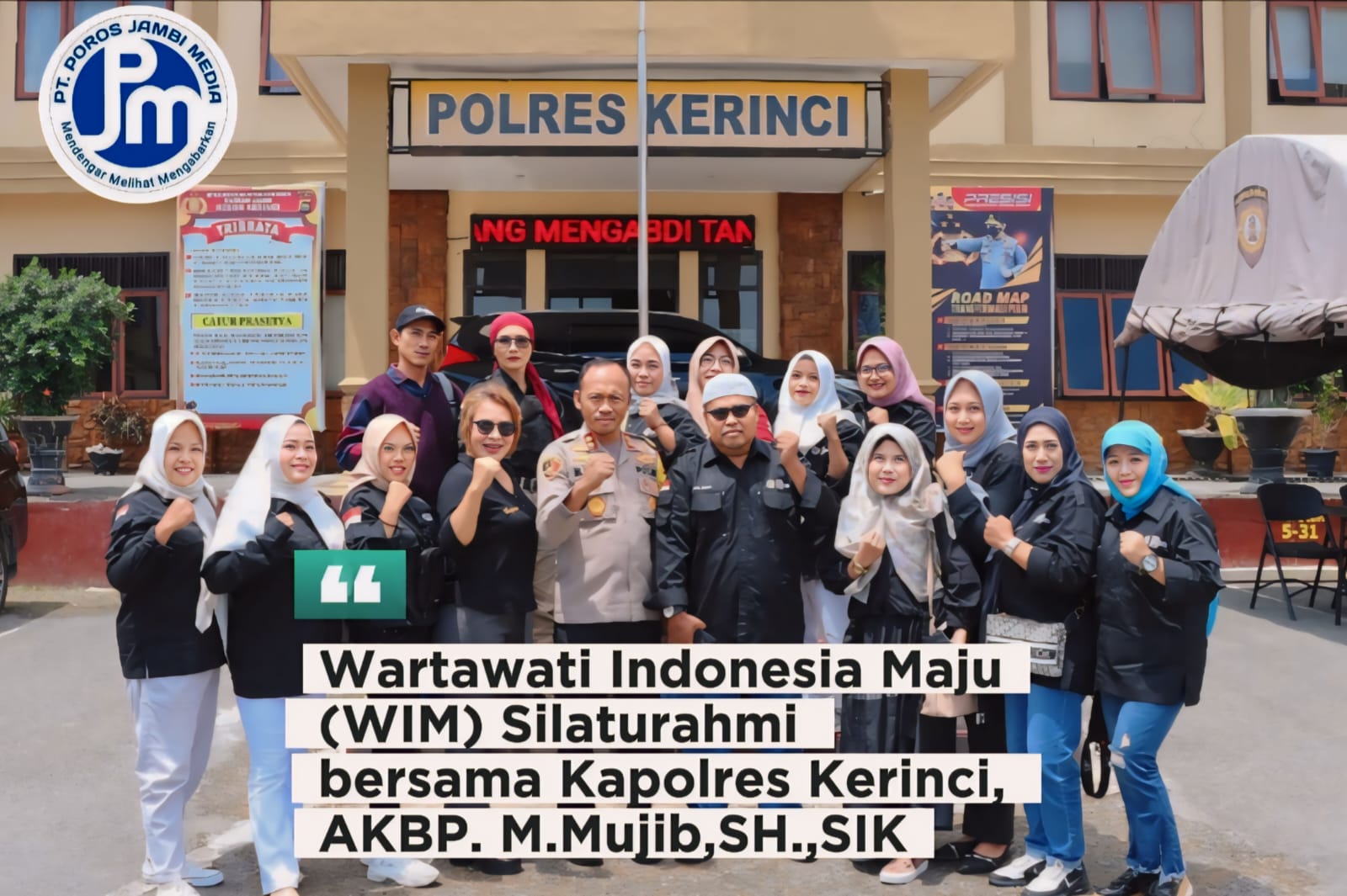 Wartawati Indonesia Maju (WIM) Silaturahmi bersama Kapolres Kerinci, AKBP. M.Mujib,SH.,SIK IMG-20240319-WA0023