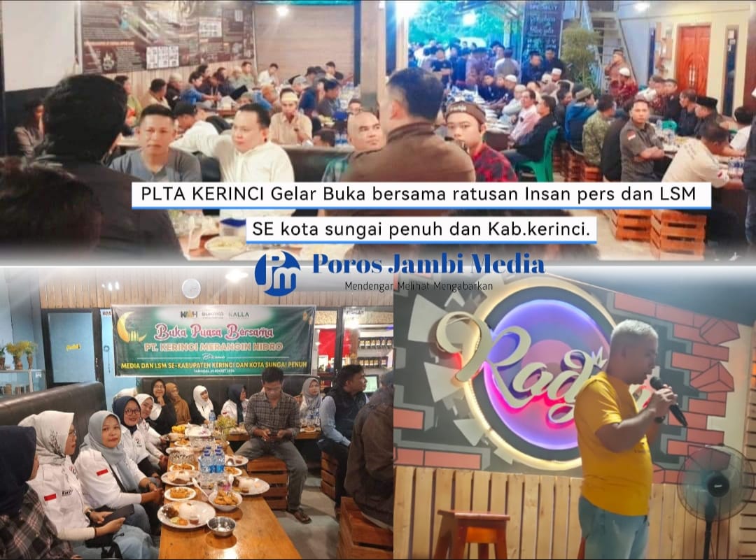 PLTA KERINCI Gelar Buka bersama ratusan Insan pers dan LSM SE kota sungai penuh dan Kab.kerinci. IMG-20240330-WA0017