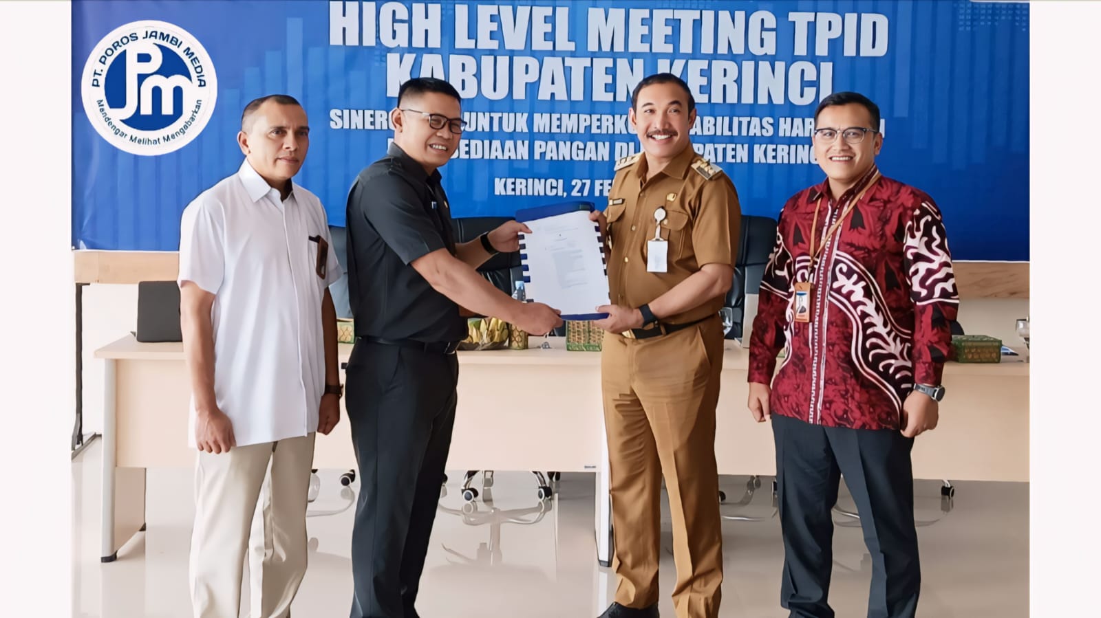 Pj. Bupati Kerinci ASRAF Buka High Level Meeting TPID untuk Perkuat Stabilitas Harga Pangan IMG-20240331-WA0018