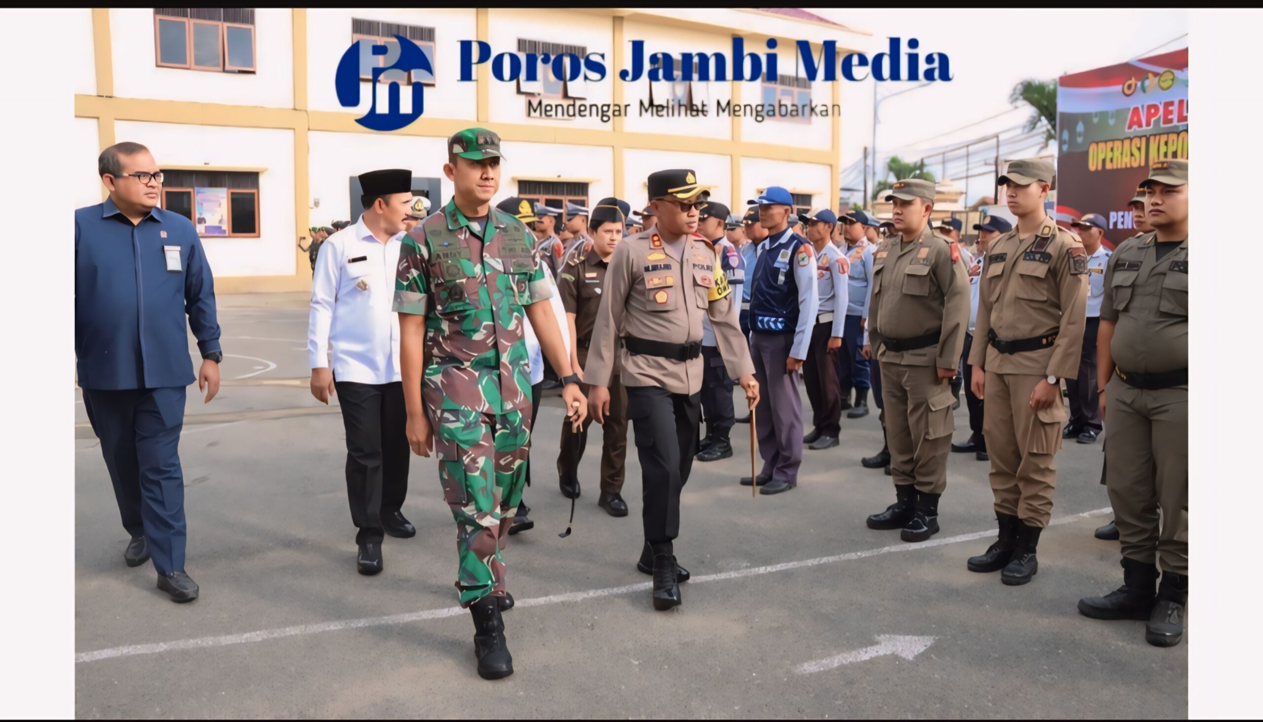 Polres Kerinci bersama seluruh stakeholder laksanakan Apel Gelar pasukan dalam rangka Operasi ketupat 2024 1712124180449