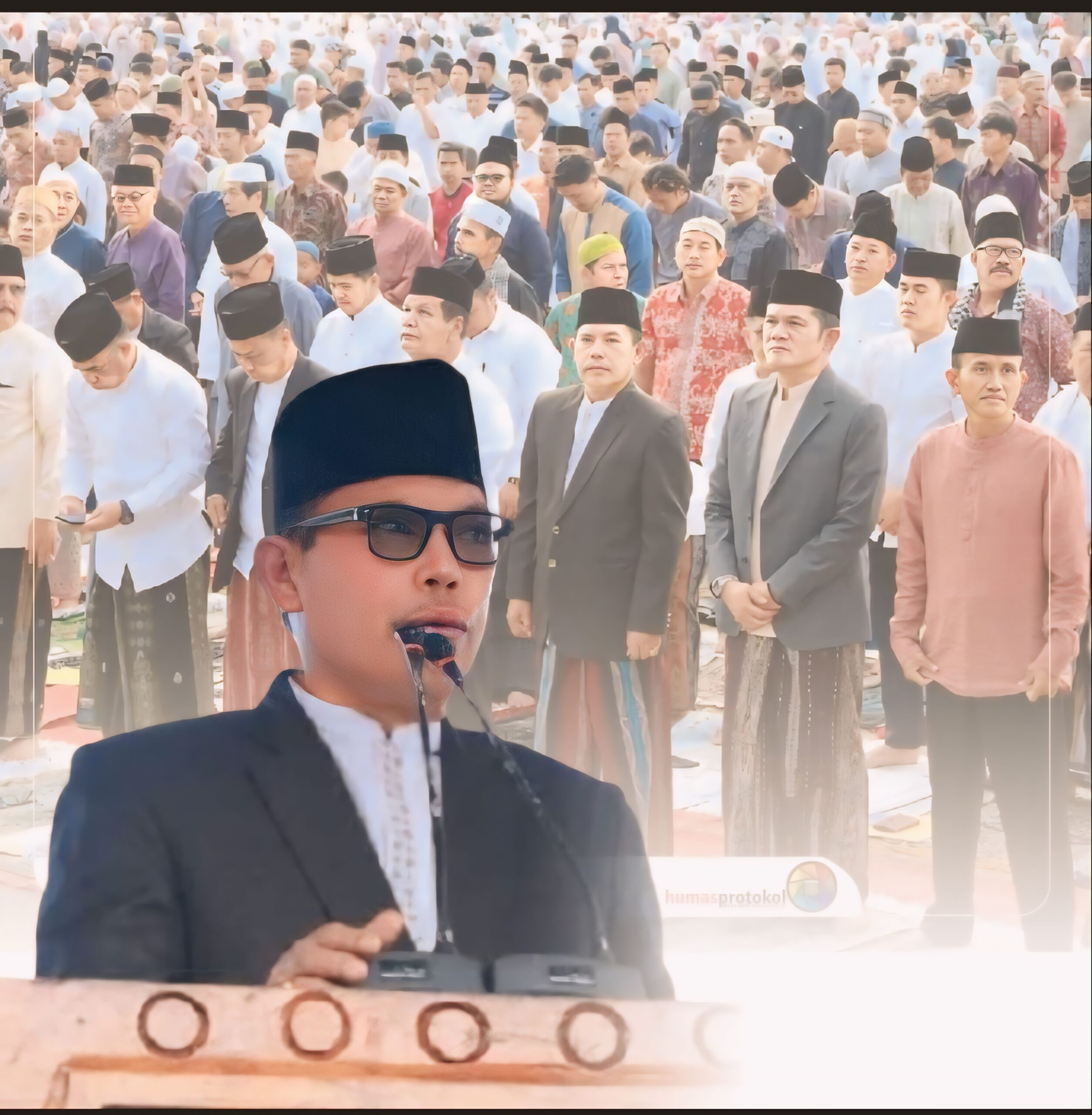 Wako Ahmadi & Wawako Antos Gelar Sholat Idul Adha di Lapangan Merdeka 1718671015168