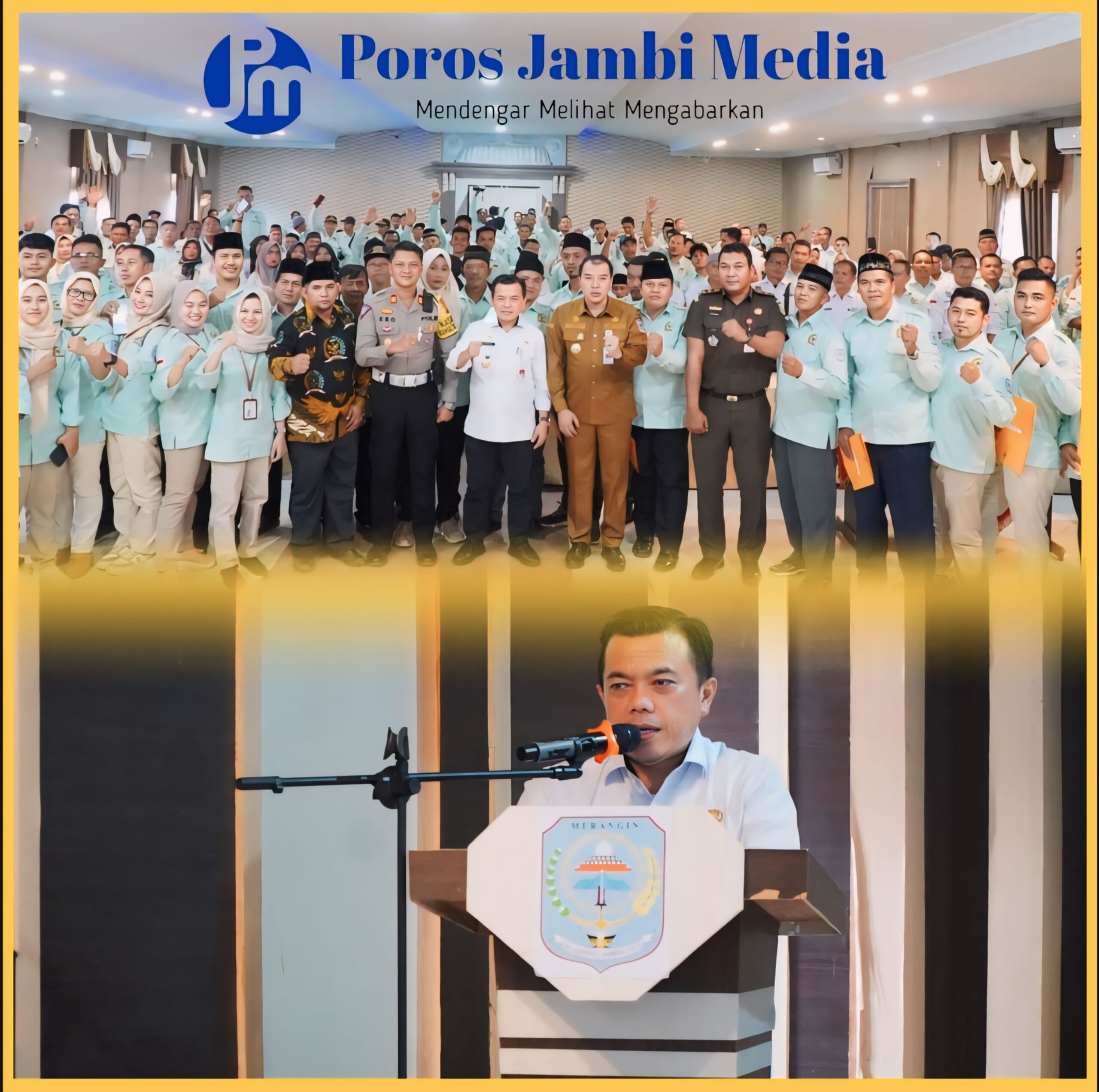 Buka Rakerda II PABPDSI Merangin, Gubernur Al Haris- BPD dan Kades Harus Bersinergi Membangun Desa 1719974014903