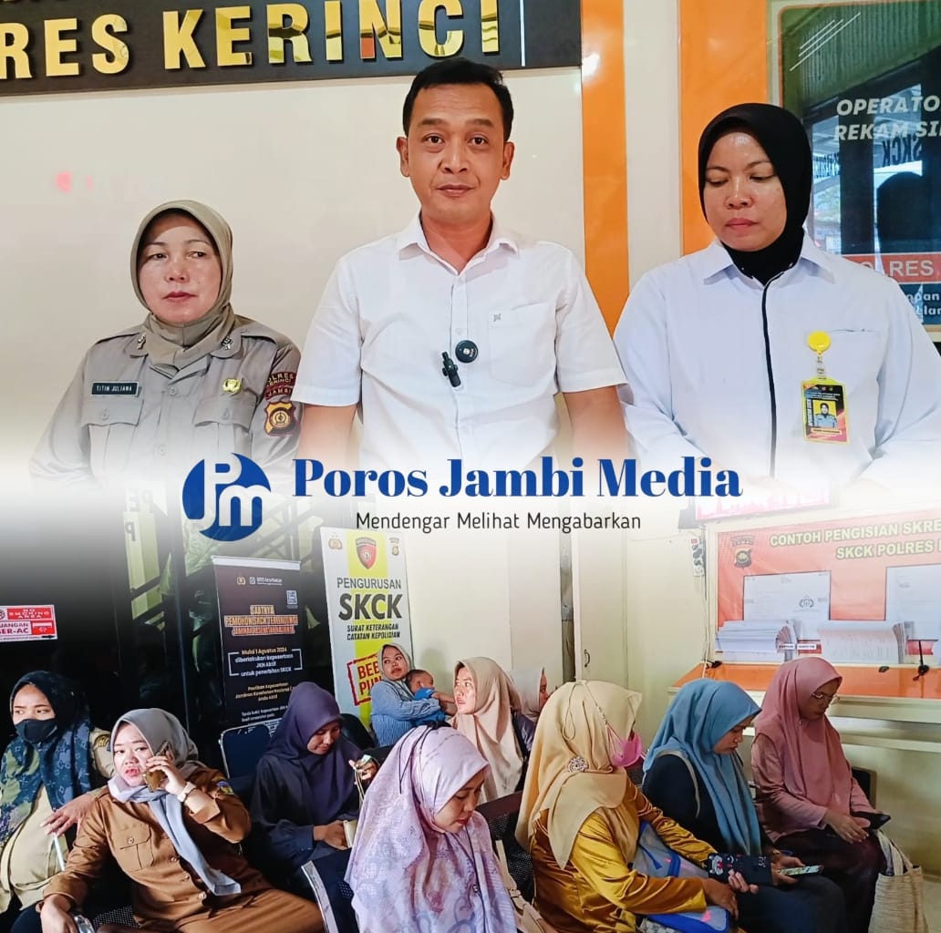 Pelayanan pembuatan SKCK meningkat drastis Polres kerinci tetap berkomitmen berikan pelayanan yang terbaik. IMG-20250107-WA0005