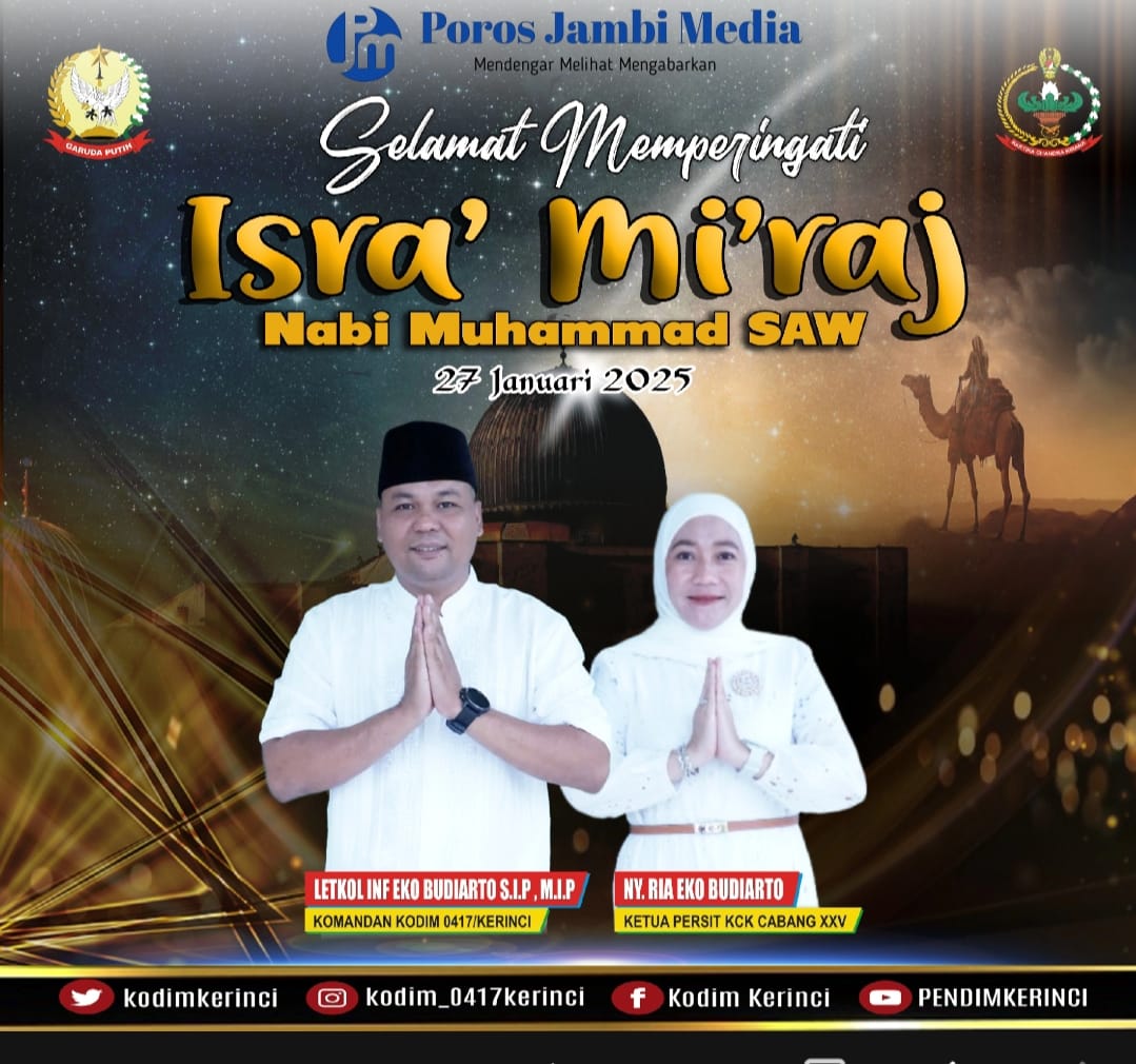 Dandim 0417 Kerinci - "Meningkatkan Iman dan Amal, Menumbuhkan Rasa Persatuan Kesatuan Tengah Masyarakat". IMG-20250127-WA0001