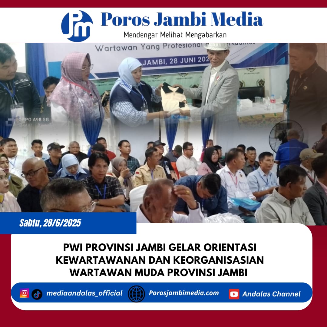 PWI Provinsi Jambi gelar Orientasi Kewartawanan Dan Keorganisasian Wartawan Muda Provinsi Jambi IMG-20250628-WA0009