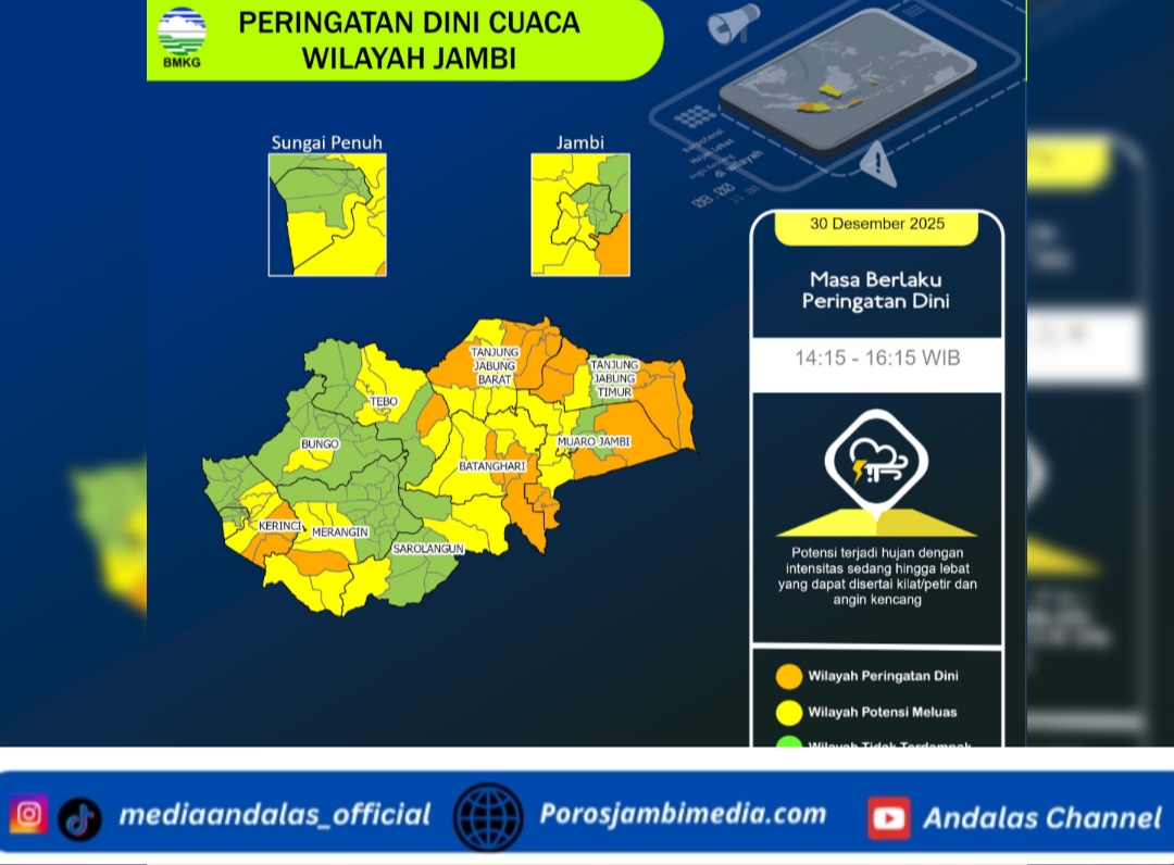 BMKG : Cuaca Ekstrem, Hujan Lebat dan Angin Kencang Ancam Sejumlah Wilayah Jambi Screenshot_2025-12-30-15-09-16-28_dba69a5e82e939c3ddef13f99a115ca3
