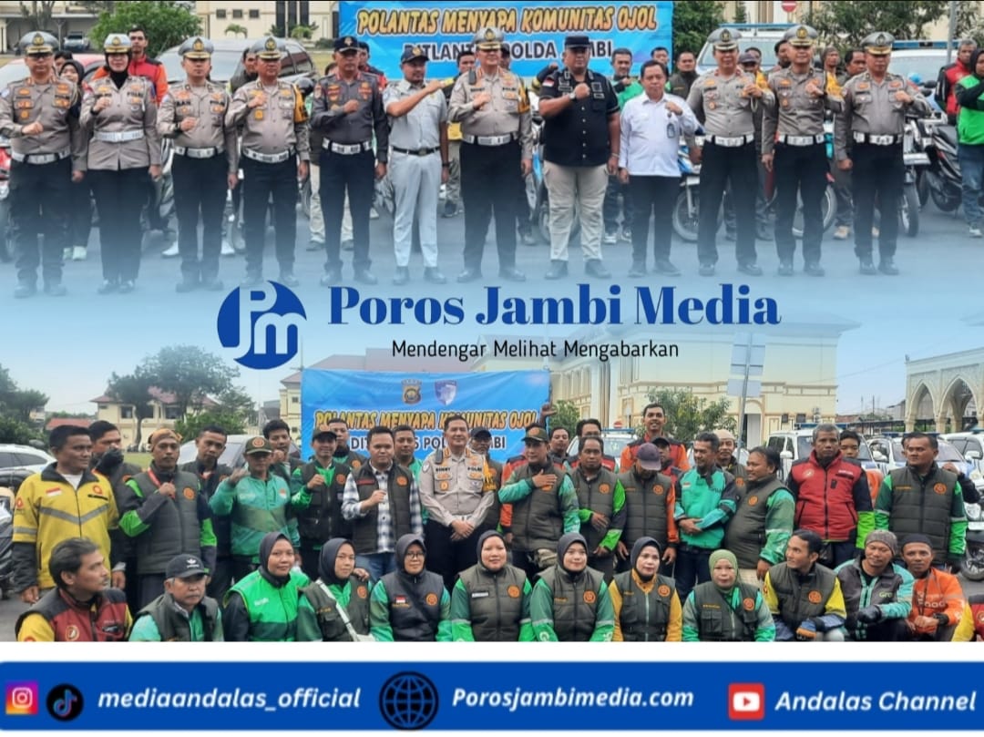 Ditlantas Polda Jambi Gandeng Komunitas Ojek Online, Perkuat Kamseltibcarlantas Lewat Operasi Keselamatan 2026 IMG-20260203-WA0026